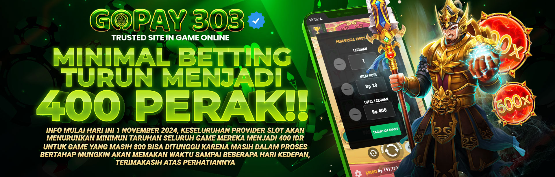 GOPAY303 Slot Gacor Hari Ini Server Luar Negeri Resmi Terpercaya